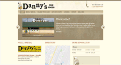 Desktop Screenshot of dannysfinefoods.com